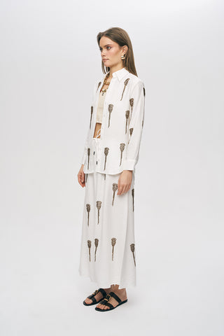 Kadın El İşçiliği Boncuk İşlemeli Gömlek