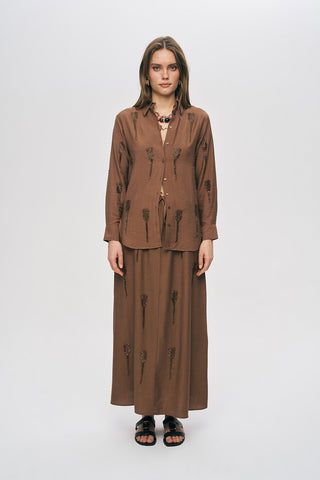 Kadın El İşçiliği Boncuk İşlemeli Gömlek