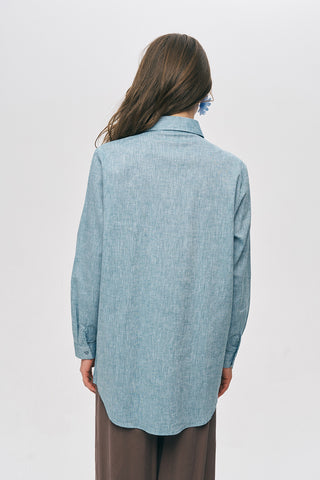 Kadın El İşçiliği Boncuklu ve Nakışlı Oversize Kesim Gömlek