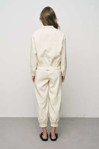 Kadın Comfort Beli ve Bileği Lastikli Fonksiyonel Bomber Ceket