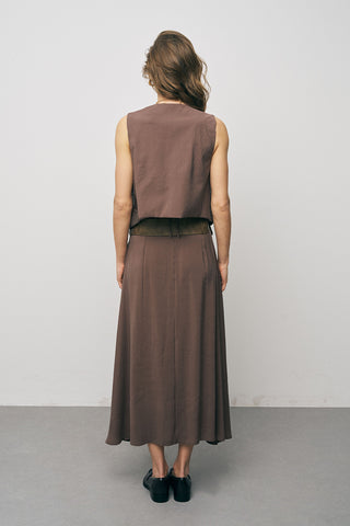 Kadın Modal El İşçiliği Pul ve Nakış İşlemeli Crop Yelek