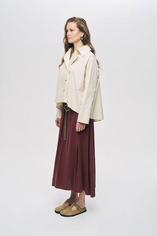 Kadın Kruvaze Görünümlü Asimetrik Kesim Modern Düz Renk Ceket