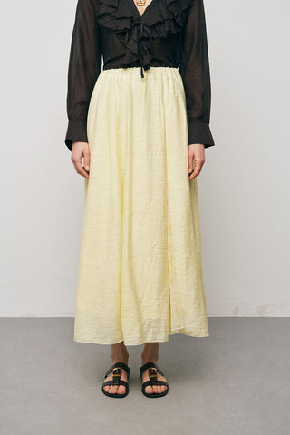 Kadın Dantel Detaylı Düz Renk Maxi Boy Etek