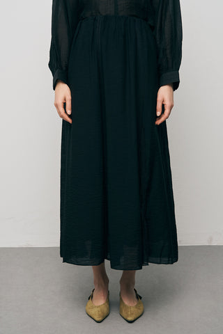 Kadın Dantel Detaylı Düz Renk Maxi Boy Etek