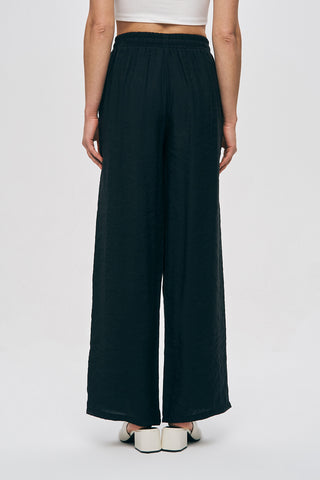 Kadın Önü ve Yanı Boncuk İşlemeli Bol Paça Pantolon