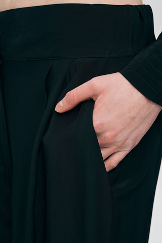 Kadın Modern Yüksek Bel Geniş Paça Düz Renk Palazzo Pantolon