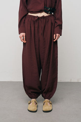 Kadın Lyocell Luxe İpeksi Dokulu Jogger Pantolon