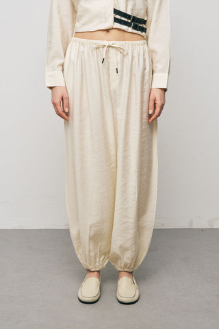 Kadın Lyocell Luxe İpeksi Dokulu Jogger Pantolon