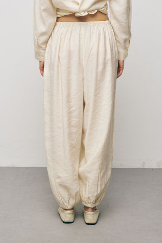 Kadın Lyocell Luxe İpeksi Dokulu Jogger Pantolon