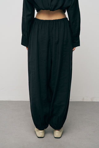 Kadın Lyocell Luxe İpeksi Dokulu Jogger Pantolon