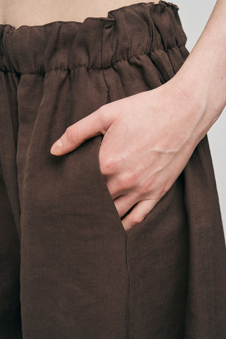 Kadın Beli Lastikli Düz Renk Modern Şalvar Pantolon