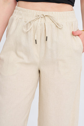 Kadın Düz Renk Wide Leg Pantolon