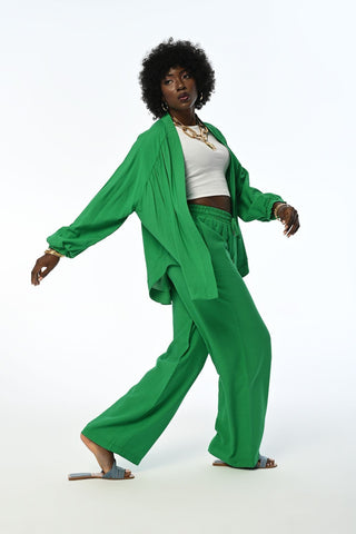 KADIN DÜZ RENK OVERSİZE KESİM KİMONO