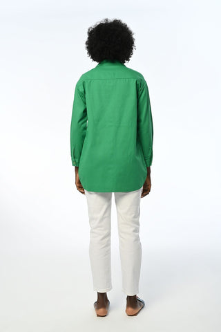 KADIN ROBASI TAŞ İŞLEMELİ GABARDİN CEKET