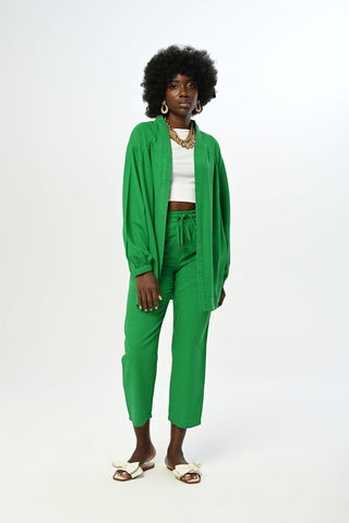 Düz Renk Oversize Kesim Kimono