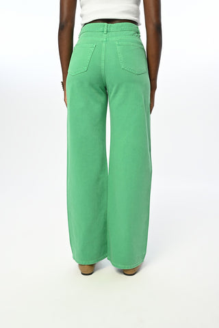 KADIN YAPIŞTIRMA TAŞ İŞLEMELİ DÜZ RENKLİ KOT PANTOLON