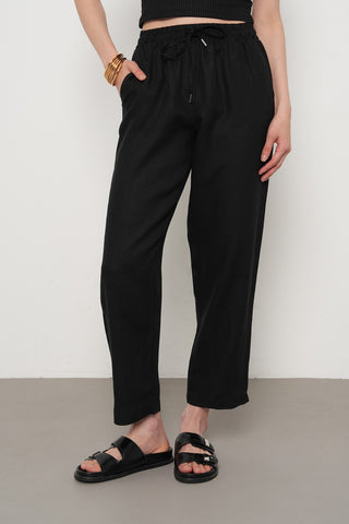 KADIN %100 İNCE KETEN REGULAR KALIP PANTOLON